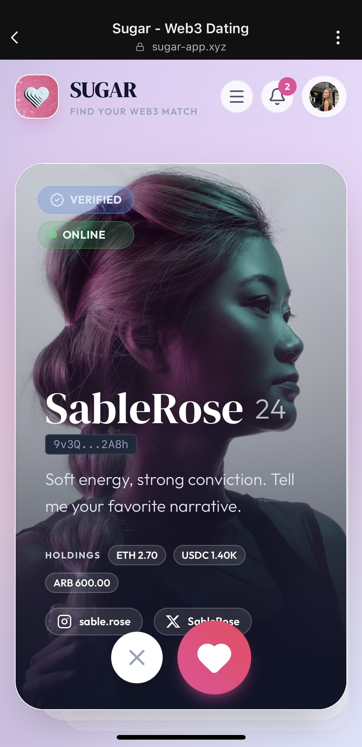 Sugar App Screenshot